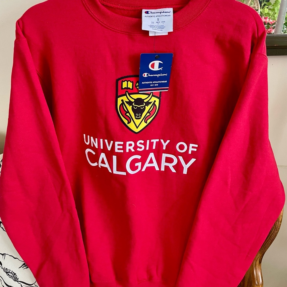 University of Calgary Crewneck Champion Sweatshirt